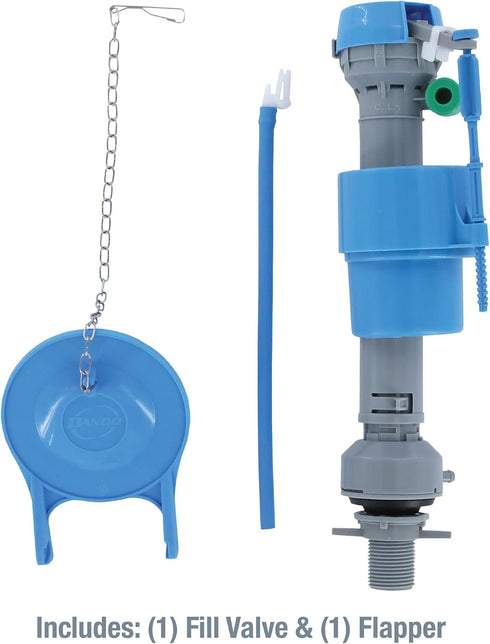 Danco HFX320 HydroFix Toilet Repair Kit for 3-inch Flush Valve Toilets, Fix Running, Noisy, and Leaky Toilets...