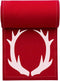 Five Star Napkins Antler Christmas Cocktail Napkins - Red Cotton - 4.5" x 4.5" - Single Use - Party, Events, Holiday (50 x)...