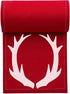 Five Star Napkins Antler Christmas Cocktail Napkins - Red Cotton - 4.5" x 4.5" - Single Use - Party, Events, Holiday (50 x)...