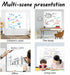 Chalkboard Wall Sticker Blackboard Decor PVC Self Adhesive DIY Removable Reusable Erasable Wallpaper for Door Fridge (White)...