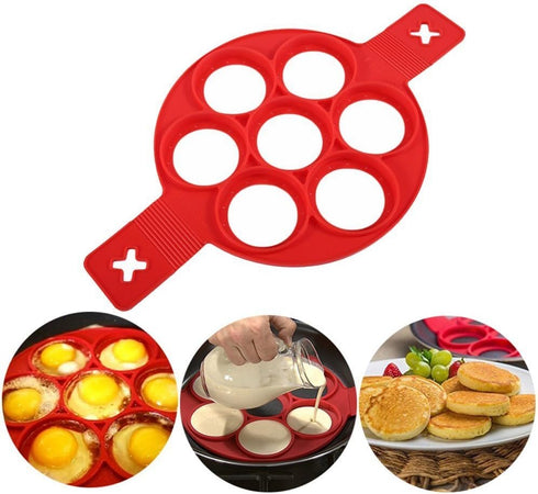 Silicone cake mold,silicone mold?pancake mold? silicone egg ring, non stick egg rings,Egg Cooking Circle, perfect omelet mold or pancake ring, reu...