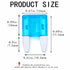 100 Pack Auto Fuses 15 AMP APM/ATM 32V Mini Blade Style Fuses 15A Short Circuit Protection Car Fuse (15 AMP)...