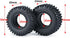 4PCS 1.0" Crawler Tires Rubber Wheel Tires for 1/24 Axial SCX24 90081 AXI00001 AXI00002 AXI00005 AXI00006 RC Crawler Car (54mm)...