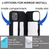 TORU CX PRO for iPhone 12 Pro Max Case Wallet | Protective Shockproof Heavy Duty Cover with Hidden Card Holder & Card Slot | Mirror & Wrist Strap ...