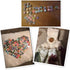 100pcs Mixed Random Flower Painting Round 2 Holes Wood Wooden Buttons for Sewing Crafting 20mm...