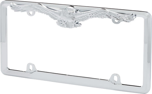 Cruiser Accessories 22330 Eagle License Plate Frame, Chrome,1 Frame...