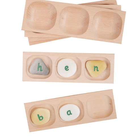 Yellow Door Three-Pebble Word-Building Tray...