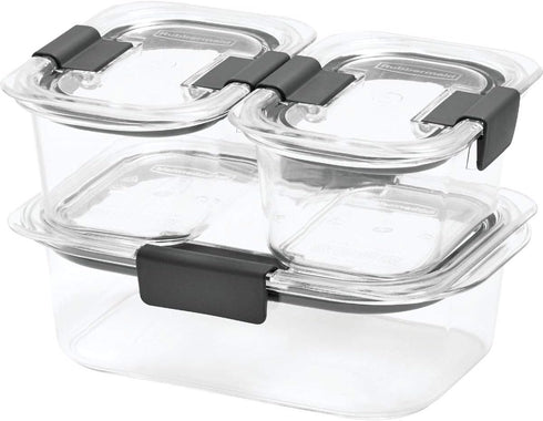 Rubbermaid Brilliance Leak-Proof Food Storage Containers with Airtight Lids...