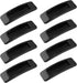 Self-Stick Instant Cabinet Handle, 8 Pcs Black Drawer Knobs Push Pull Helper Auxiliary Sliding Door Window Stick-on Handles, 1.28" x 4.2"...