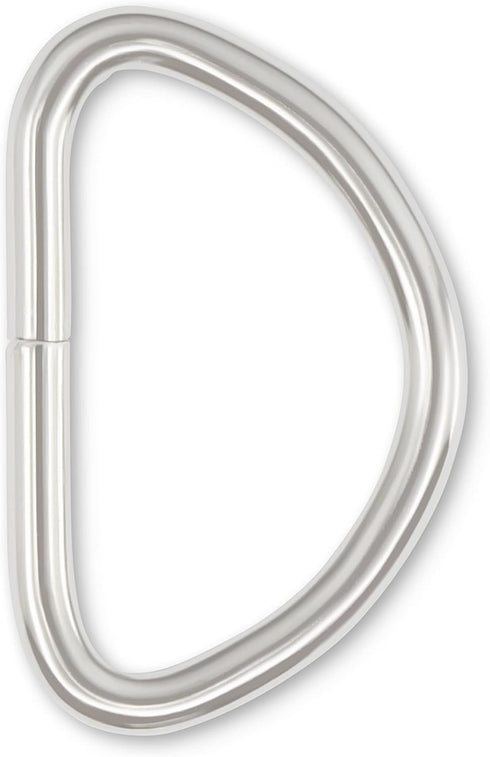 Dritz 117-34-65 D-Rings, Nickel, 3/4-Inch 4-Count...