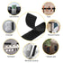 15 Sets Strips with Adhesive Heavy Duty - Strong Double Sided Tape with Hook and Loop - 1 x 4 Inch...