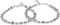 PRITA Ethnic Festive and Casual Wear Flower Design German Oxidized Silver Anklets/Ankle Bracelets for Women (Set of 2)...