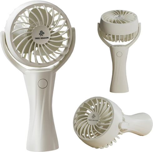 Portable Handheld Fan,USB Rechargeable Personal Fan,Handheld Mini Fan, 360° Rotation - Strong Wind, Ultra-Low Noise - Perfect for Travel, Indoor &...