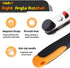 1/4” Mini Ratchet Set- 12 Pieces Ratchet Screwdriver Set, 36-Tooth Reversible Premium Extended Right Angle Ratchet, 90 Degree High Torque Mini Off...