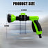 Car Wash Foam Gun,High-Pressure Water Garden Hose Nozzle,Soap Foam Spray with 8-in-1 Adjustable Spray Mode,Foam Cleaning Sprayer for Vehicles,Flow...