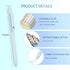 Lanxivi 5PCS Gel Pens Quick Dry Ink Pens Black Refill 0.5mm Fine Point Premium Retractable Ballpoint Pens Set...