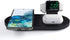 Seacosmo Wireless Charger, 3 in 1 Qi-Certified Fast Charging Station Dock for iPhone/for Samsung, for Airpods 2 3, Nightstand Docking Station for ...