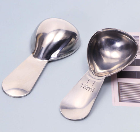 Tupalizy 3PCS Stainless Steel Coffee Scoop for Ground Coffee Beans Short Handle 1 Tablespoon Measuring Spoon for Loose Tea Sugar Canisters Peanut ...