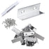 Muzata 20PACK V-shape LED Channel Extension Connectors for V1SW Aluminum LED Channel, The Channels Can Be Connected Seamless for Longer Lighting P...