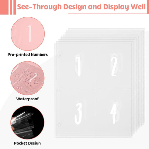 100 Envelopes Money Saving Challenge Binder with Laminated Tracker, Money Saving Challenge Budget Binder with Cash Envelopes, Savings Challenge Bo...