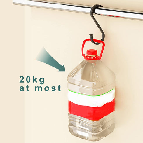 15Pcs S Shaped Hooks Matte Finish S Hooks Aluminum Heavy Duty S Hooks for Hanging Plants Coffee Cups Pots and Pans Clothes in Kitchen Bathroom Wor...