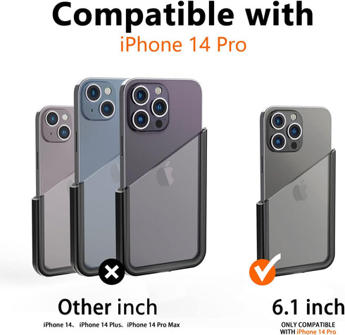 inkolelo Compatible with iPhone 14 Pro Waterproof Case, Built-in Screen Full-Body Protector with Floating Strap IP68 Waterproof Case for iPhone 14...