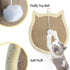 Nanu Lopez Cat Scratching Wall Pad, Premium Plush Small Scratcher Post with Hanging Ball for Indoor Cats, Durable Recyclable...