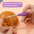 Crochet Hook, 5.0 mm Ergonomic Crochet Hook, Crochet Needles, Ergonomic Handle Crochet Hook, Knitting Needles with Soft Handle Beginners and Exper...