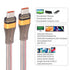 CY Cable USB-C Type C to USB-C Ultra Slim Flat Power USB2.0 Data 65W Fast Charge for Laptop Tablet Phone (200cm)...
