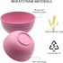 Wheat Straw Bowls, Unbreakable Cereal Bowl with Lid Set of 4 Microwave Safe Bowls for Rice Soup Oatmeal Ramen 24oz Reusable Cereal Bowls for Kitch...