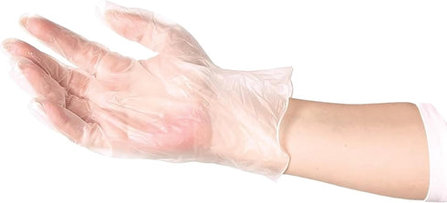 ForPro Disposable Vinyl Gloves, Clear, Industrial Grade, Powder-Free, Latex-Free, Non-Sterile, Food Safe, 2.75 Mil. Palm, 3.9 Mil. Fingers, Large,...