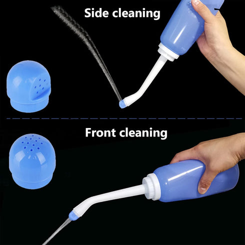 Reusable Vaginal Douche Cleaner for Women Portable Perineal Bottle Vaginal Cleansing System Vaginal Cleaner Bidet Bottle Sprayer Peri Bottle Irrig...