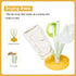 7 in 1 Bottle Cleaner Kit-Travel Bottle Brush Set with Bottle Brush,Nipple Brush,Straw Cleaner Brush,Soap Dispenser,Bottle Drying Rack,Drainage Tr...