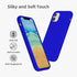 K TOMOTO Liquid Silicone Case Compatible with iPhone 11 (6.1"), Full Body Protection Gel Rubber Cover with Soft Microfiber Lining, Scratch Resista...