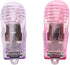 Hand Stapler, 2-Piece Mini Stapler with Pin Puller for Binding Documents (Purple Pink)...