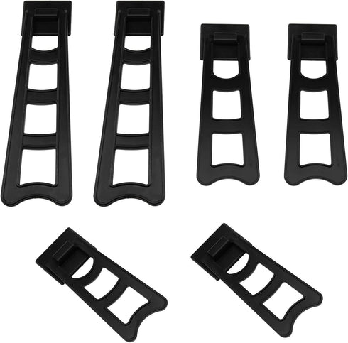Haidong Picture Frame Easel Back Support Plastic Frame Easel Back Stand 3 Sizes for Photo Frame Supplies -6PCS...