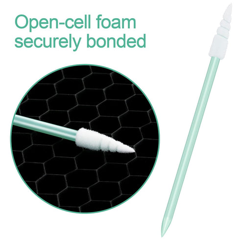 Chinco 200 Pieces Cleaning Swab Sticks Sponge Foam Tip Swabs for Inkjet Printer, Print Head, Camera, Optical Lens, Optical Equipment...