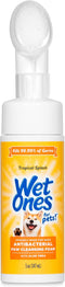 Wet Ones for Pets Antibacterial Dog Paw Cleansing Foam with Built-in Paw Scrubber Brush, Tropical Splash Scent, 5 oz | Dog Paw Cleaner with Antiba...