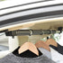 Car Clothes Hanger Bar, Adjustable Telescoping Bar Vehicle Clothing Rack with 3 sections of Non-Slip Grips Dividers for Travel, Expandable 33" to ...