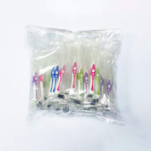 48 pcs (16pcs x 3 Packs) Orthodontic XL Size Interdental Brush, 4 Handle Colors, Clean Between Teeth and Braces, Flexible Handle and Durable Wire,...