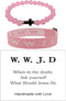 Pingyongchang Christian Cross Gifts What Would Jesus Do Bracelets WWJD Bracelets Letter Matching Couples Protection Braided Rope Inspirational Rel...