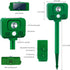 Ultrasonic Animal Repellent Outdoor Deer Repellent Devices Sonic Cat Repellent with Motion Sensor & Strobe Light, Skunk Rabbit Raccoon Repellent S...