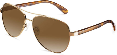 CARFIA Polarized Sunglasses for Women UV Protection Acetate Arms Metal Frame Woman's Shades CA3216...