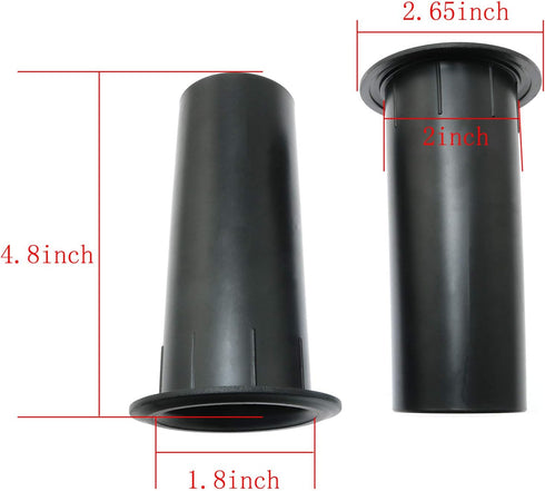 2pcs Speaker Pilot Hole Outlet 50x120mm Speaker Cabinet Port Tube for Speaker Cabinet, Portable Speaker, Home Speaker or Car Speaker...
