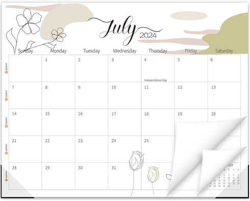 GuassLee Magnetic Calendar 2024-2025 - Magnetic Calendar for Fridge 11 x 14 Inches, Runs from Jan.2024 to Jun.2025, 18 Monthly Calendar Planner fo...
