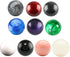 Round Ball Shift Knob Universal Marble Style Gear Shift Knob 5 6 Speed for Manual Automatic Vehicles with Adapters (Gray)...