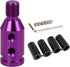 X AUTOHAUX M12 X 1.25 Car Universal Purple Gear Shift Knob Adapter for Non Threaded Shifter...
