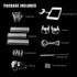 Aquarium Fish Shrimp Feeding Dish Set, Transparent Shrimp Feeding Tube, Fish Tank Feeding Supplies with Feeding Ring Cleaning Brush Aquarium Fish ...
