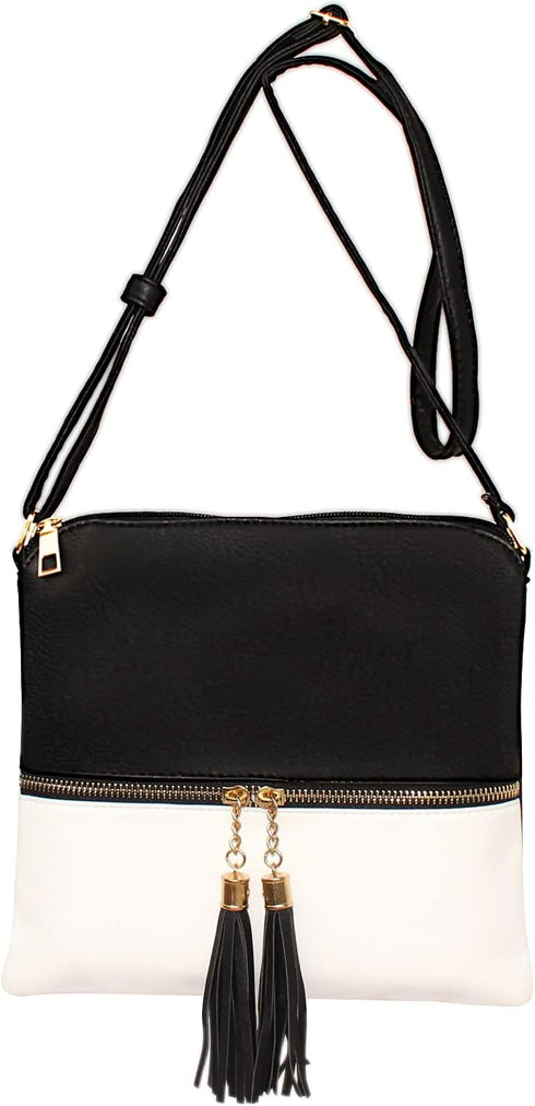 Women Crossbody Bag with Tassel for Womens Ladies, Shoulder Bag Handbag Cross body Bag Bolsa Feminina Purses Hand Bag...