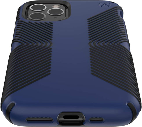 Speck Products Presidio Grip iPhone 11 Pro Case, Polycarbonate (PC), IMPACTIUM,Slim Fit,Coastal Blue/Black (129892-8531)...